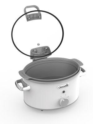 4.5 л. Crock-Pot® уред за бавно готвене Duraceramic с прикачащ се капак (CSC038X)