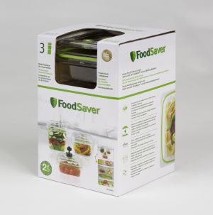Комбо комплект кутии за съхраняване на продукти FoodSaver (700мл., 1.2л. и 1.8л.)